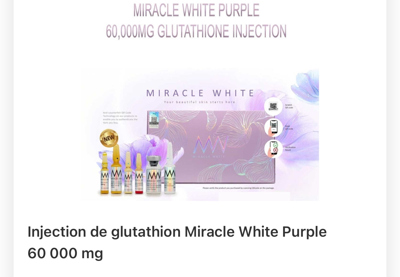 Miracle White injection