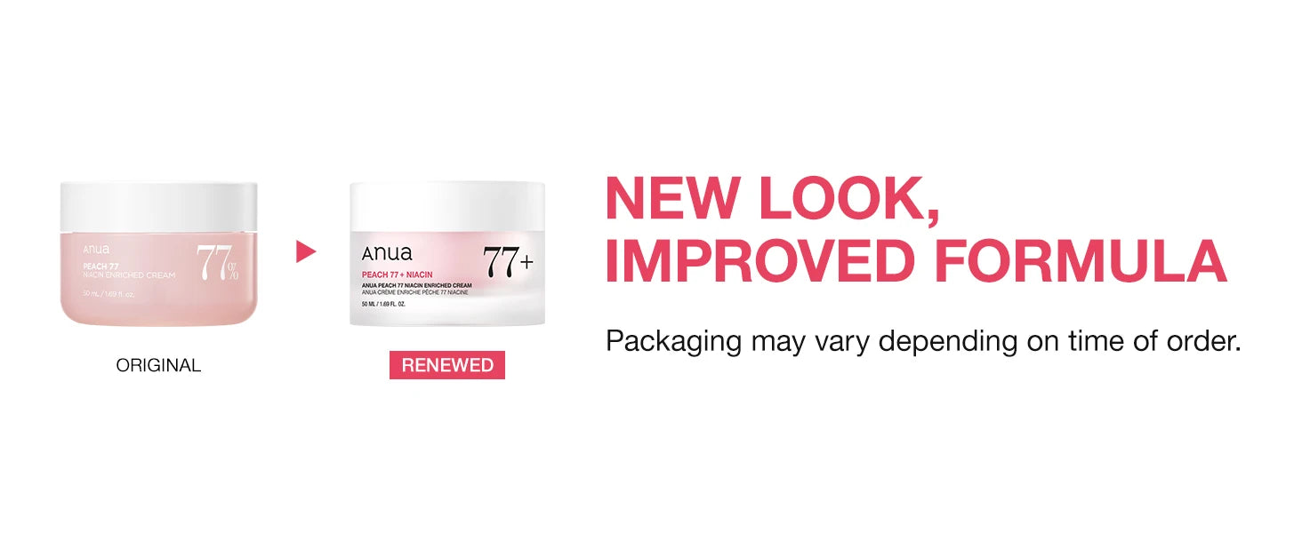 New Anua Hydrating, Moisturizing and Brightening Skin, Improving Dullness and Moisturizing Cream Peach Niacinamide Cream 50ML