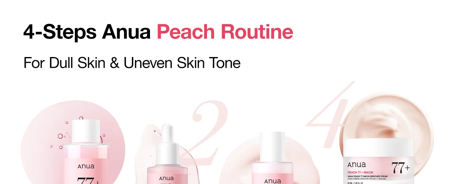 New Anua Hydrating, Moisturizing and Brightening Skin, Improving Dullness and Moisturizing Cream Peach Niacinamide Cream 50ML